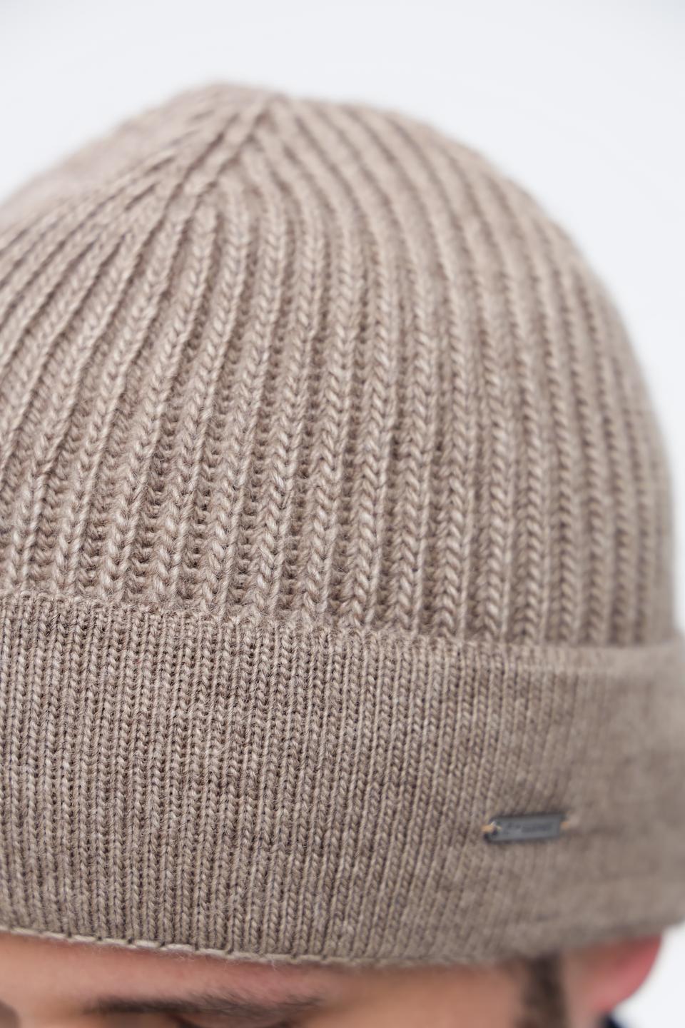 Шапка Wegener мужская бежевая