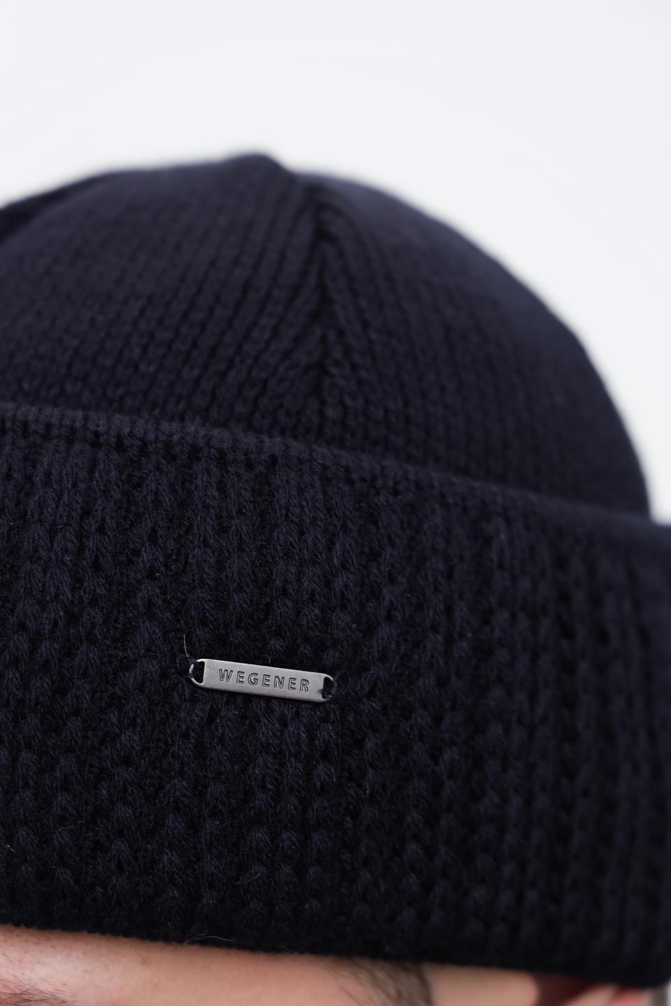 Шапка Wegener мужская чёрная