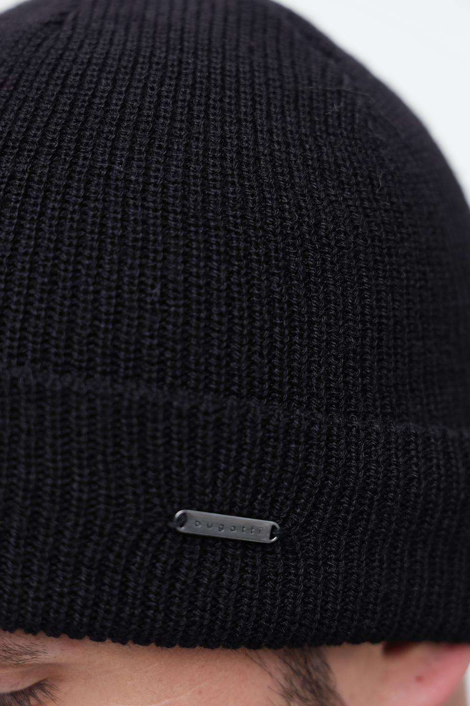 Шапка Bugatti ACC чёрная