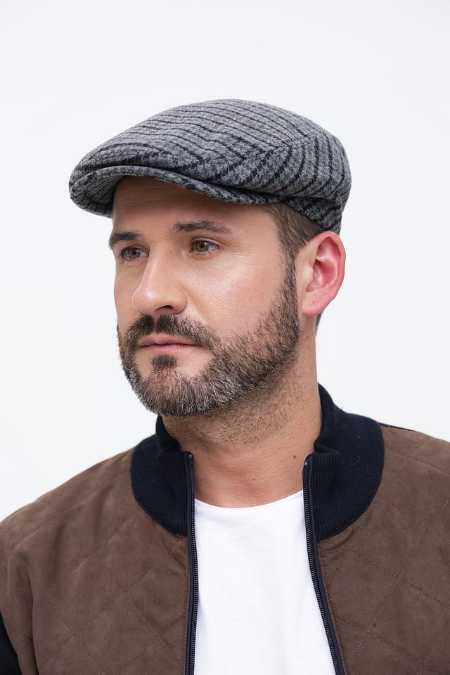 Кепка Wegener в клетку серая