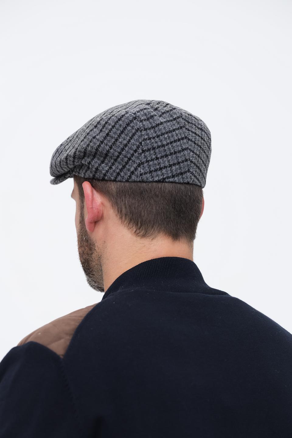 Кепка Wegener в клетку серая