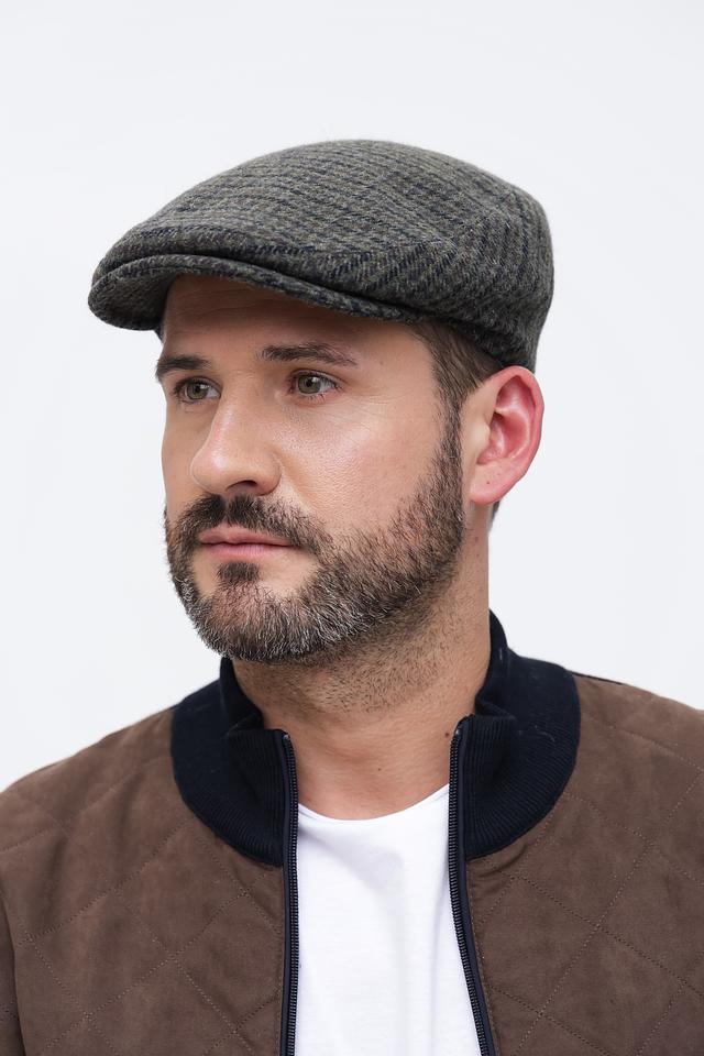 Кепка Wegener в клетку серая