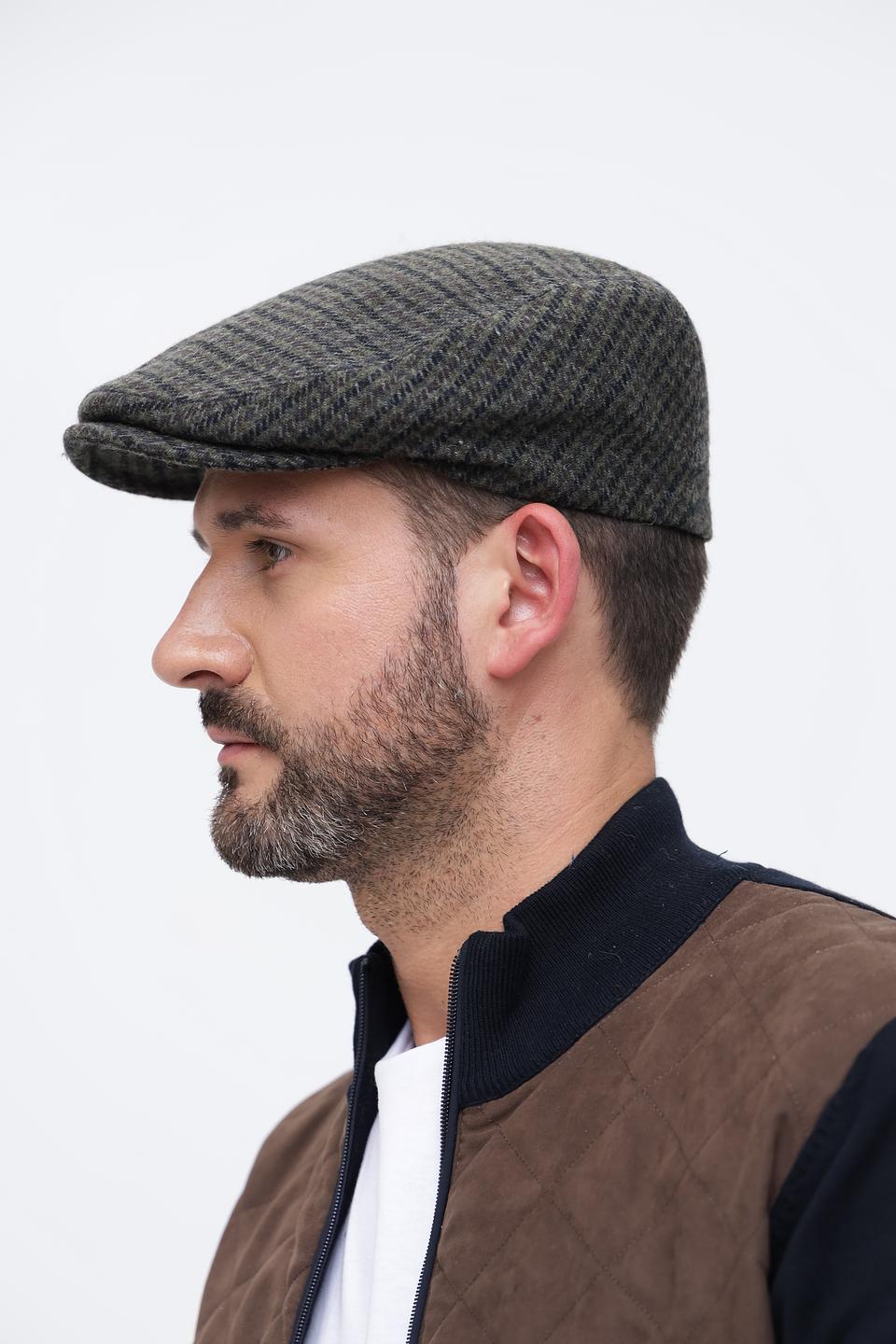 Кепка Wegener в клетку серая