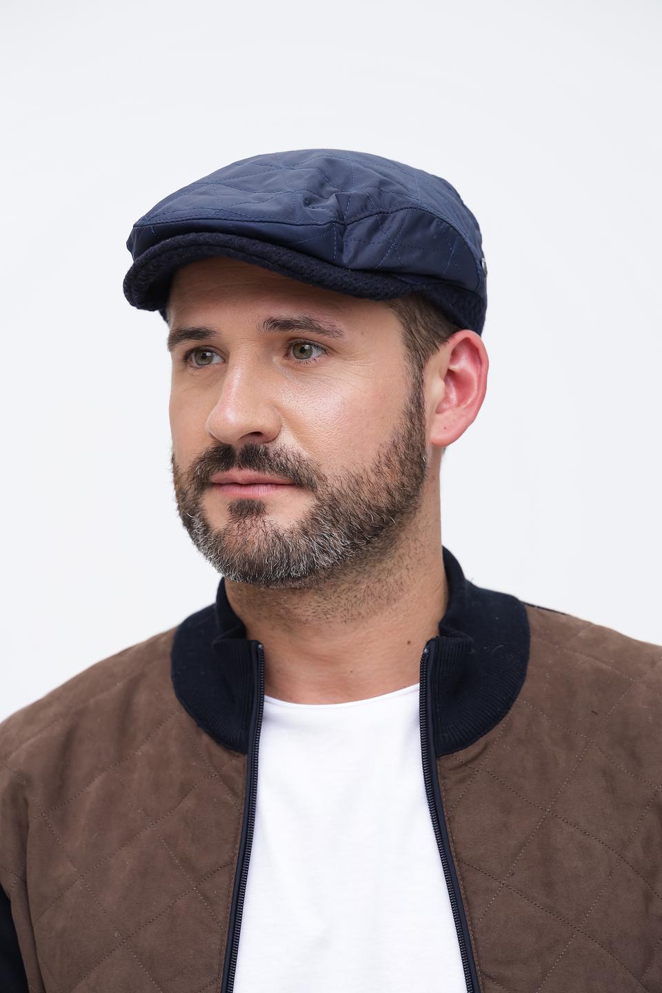 Кепка Bugatti ACC стеганая синяя