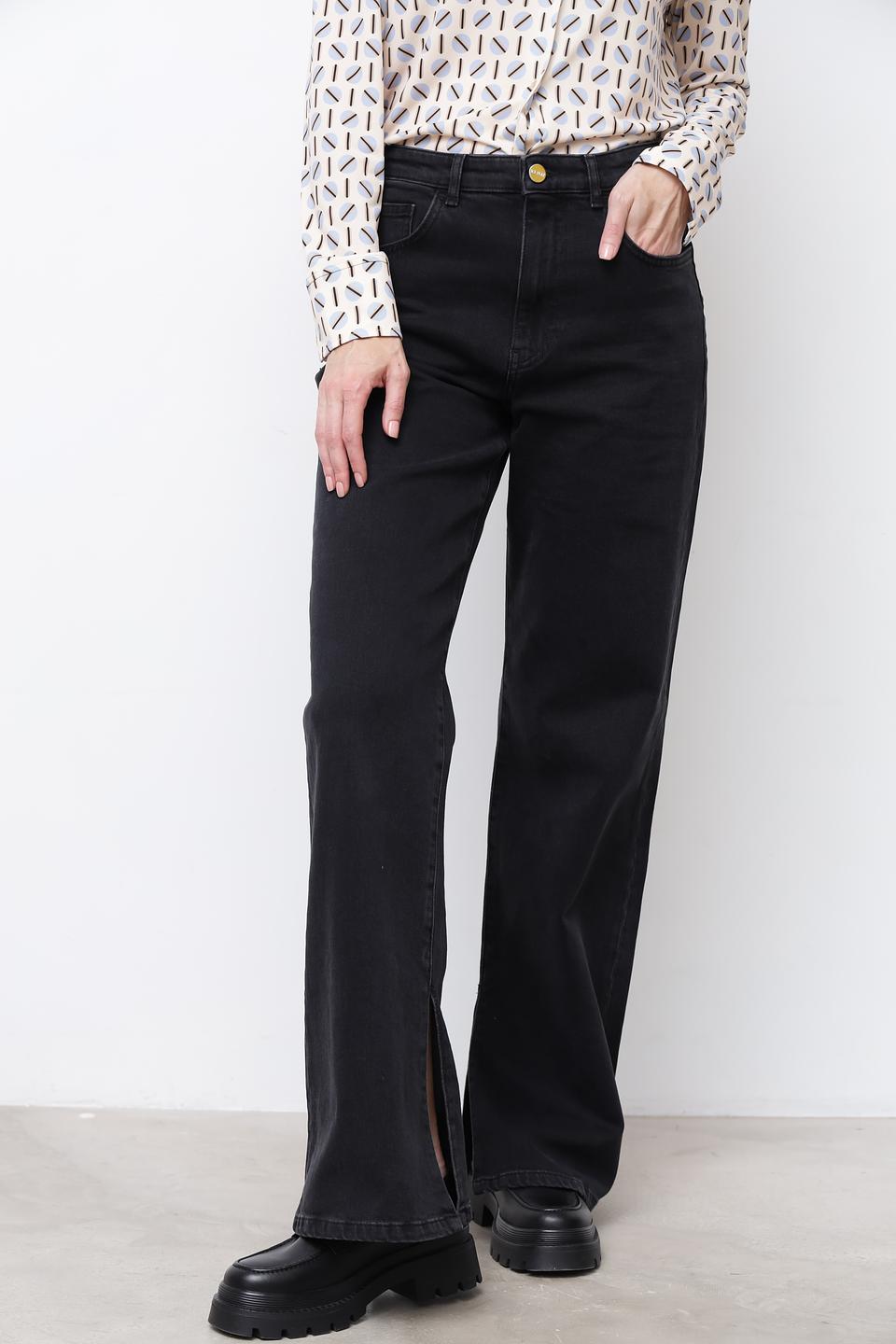 Брюки Ice Play клёш чёрные