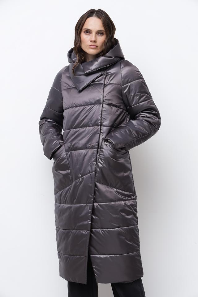 Пальто Beatris стеганое графит