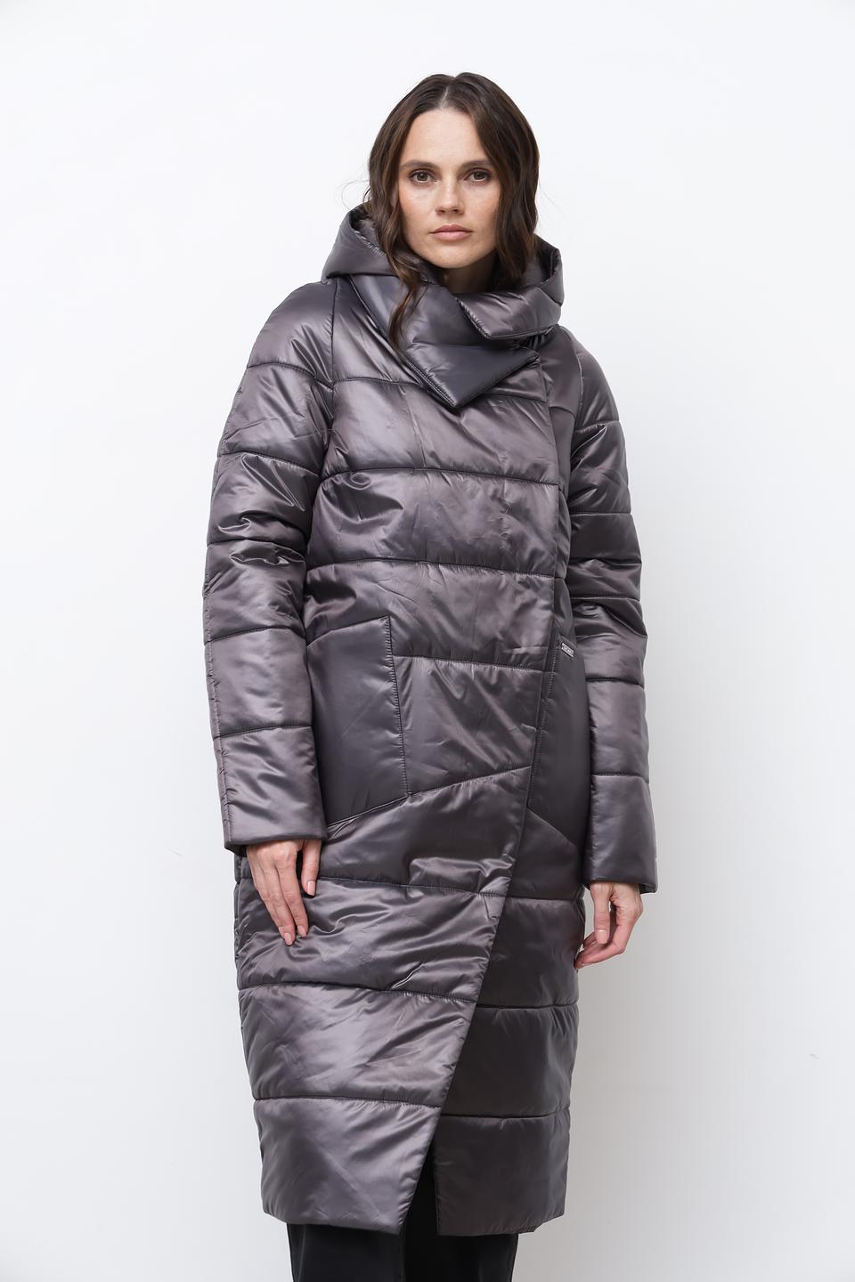 Пальто Beatris стеганое графит