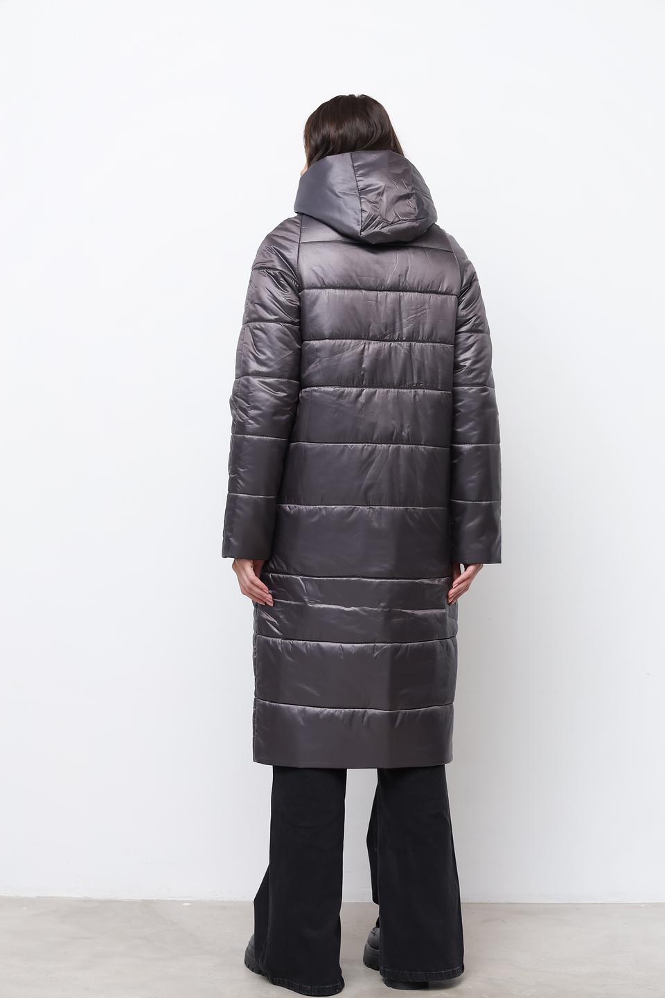 Пальто Beatris стеганое графит