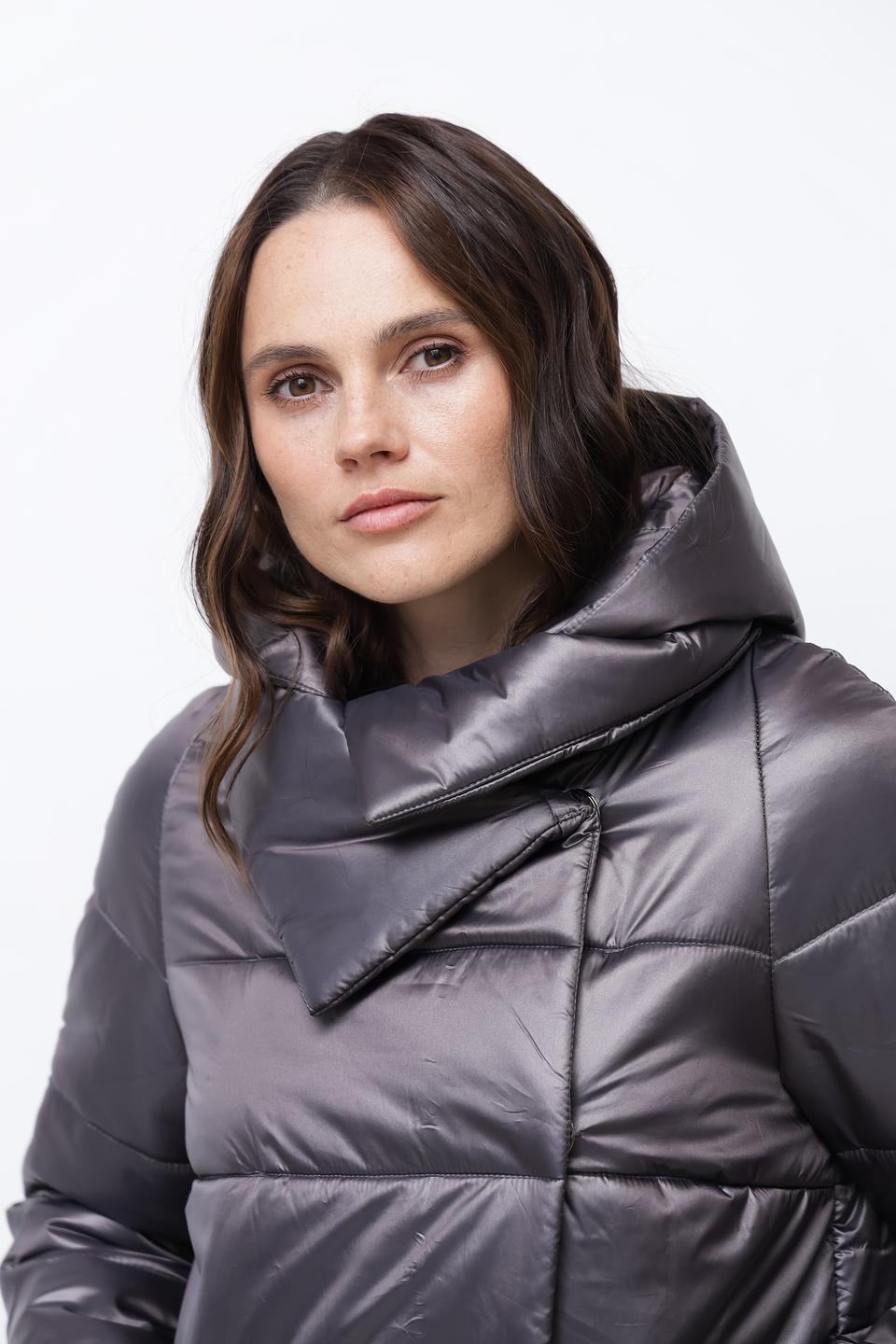 Пальто Beatris стеганое графит