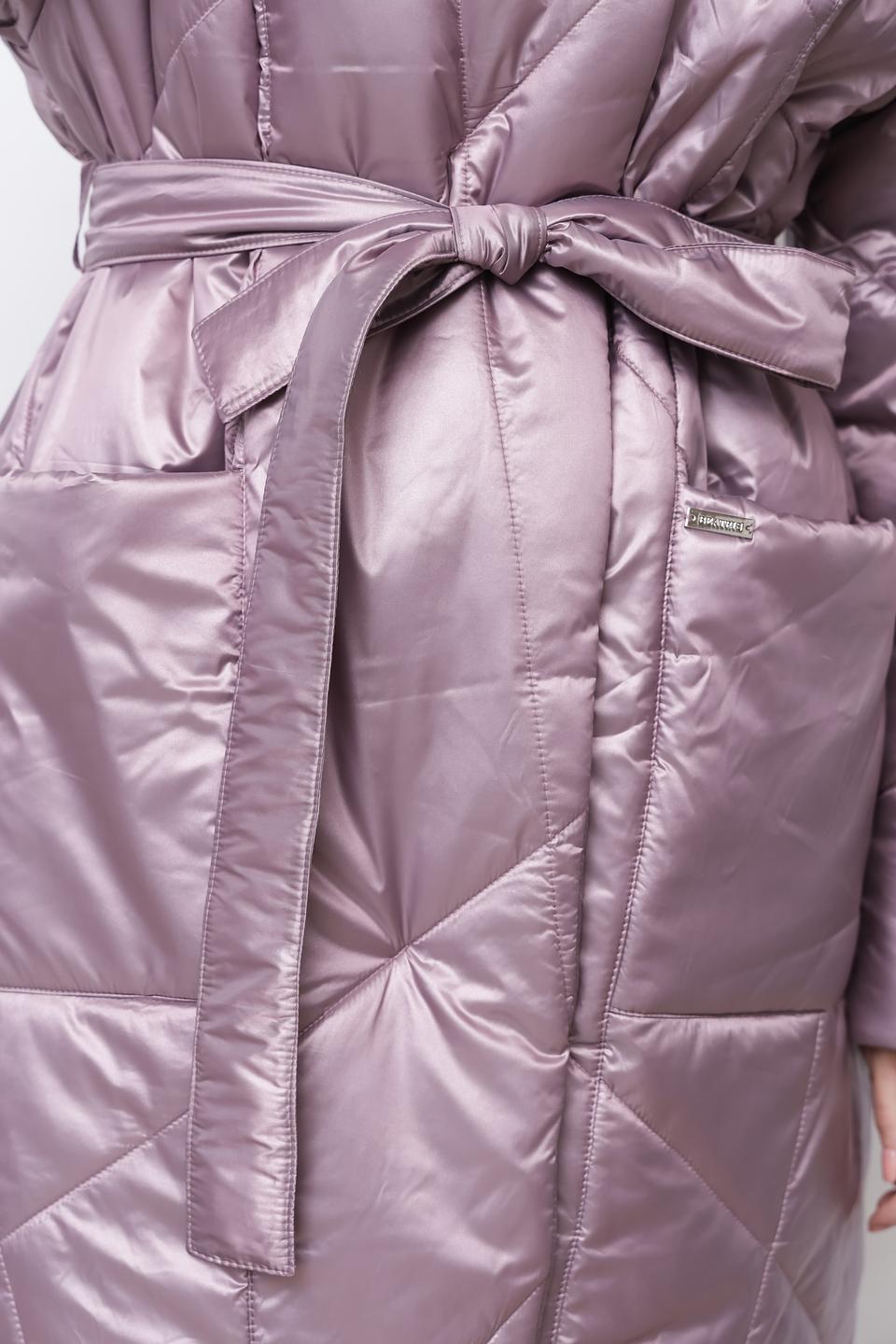 Пальто Beatris стеганое лавандовое