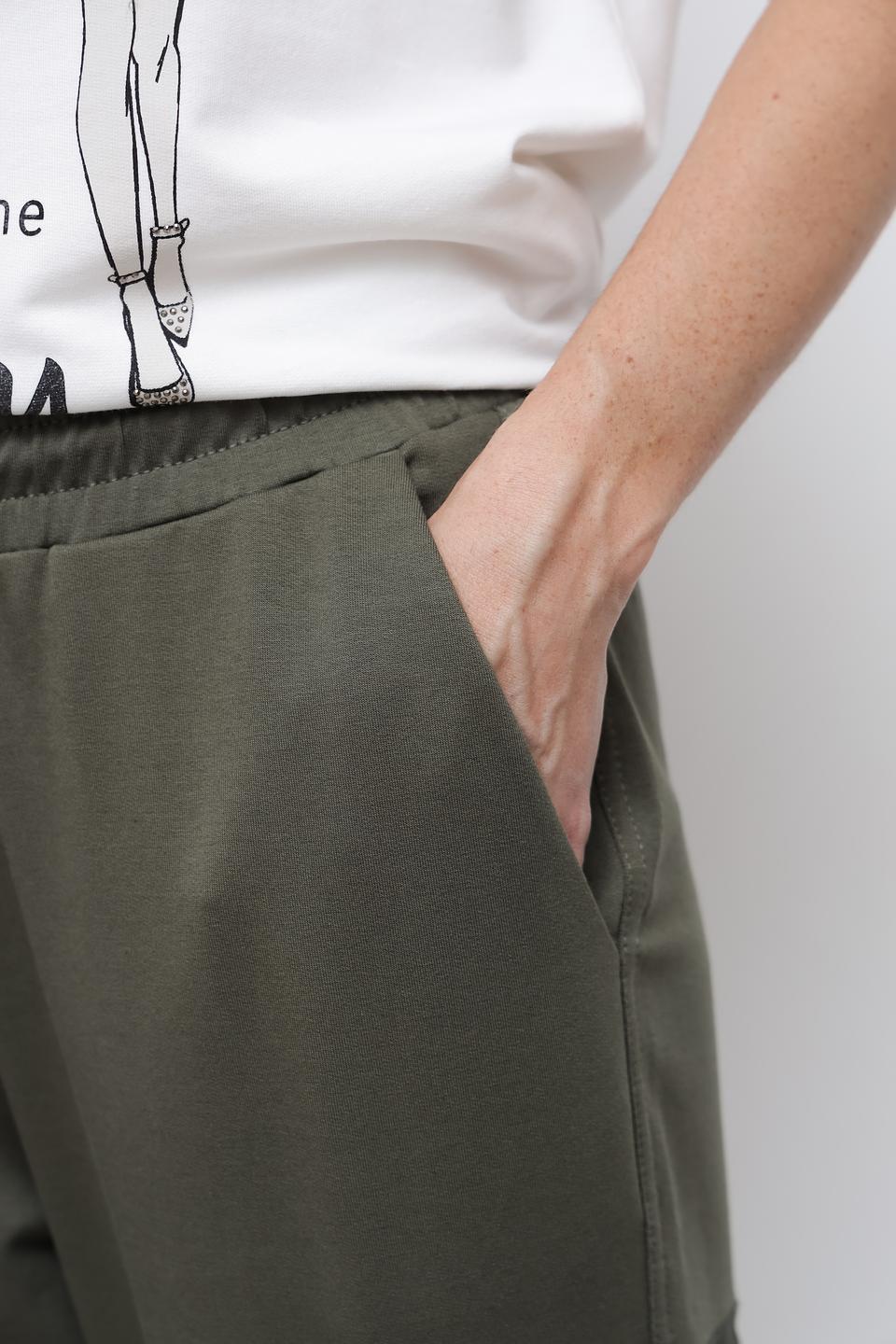 Брюки трикотажные Margittes хаки