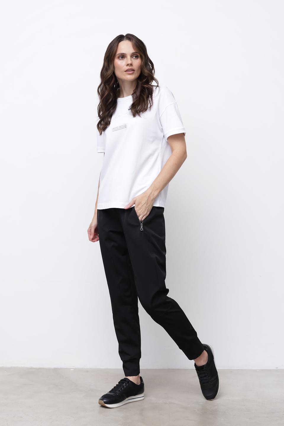 Брюки Lecomte спортивные черные