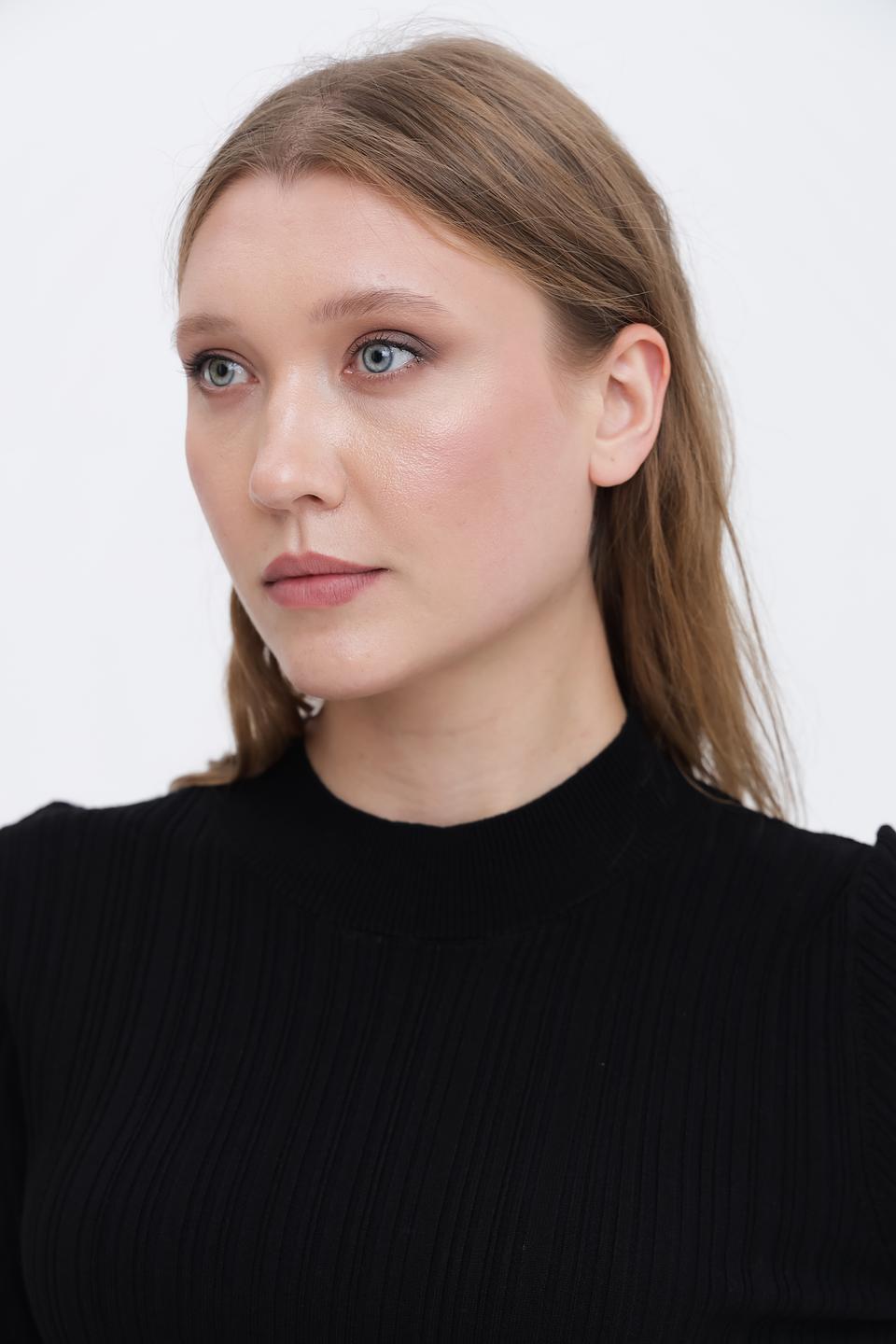 Пуловер Cinque чёрный с горлом