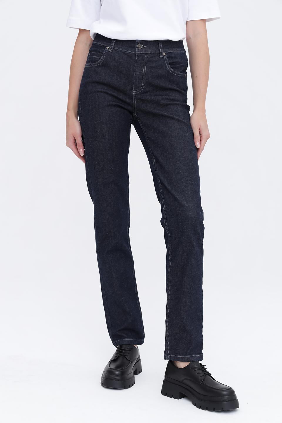 Джинсы Angels прямого кроя тёмно-синие