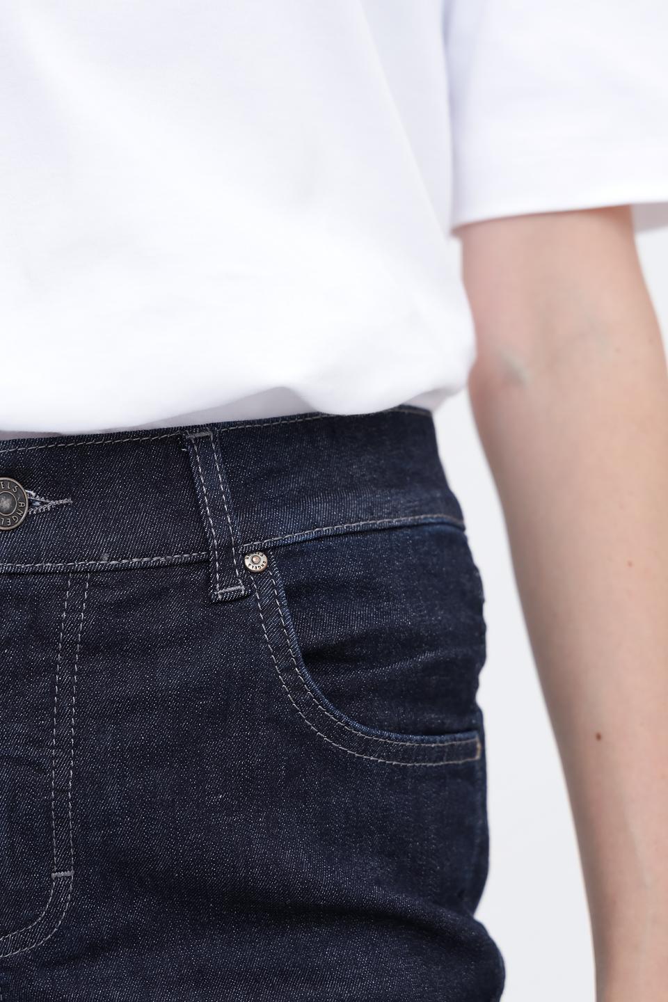 Джинсы Angels прямого кроя тёмно-синие