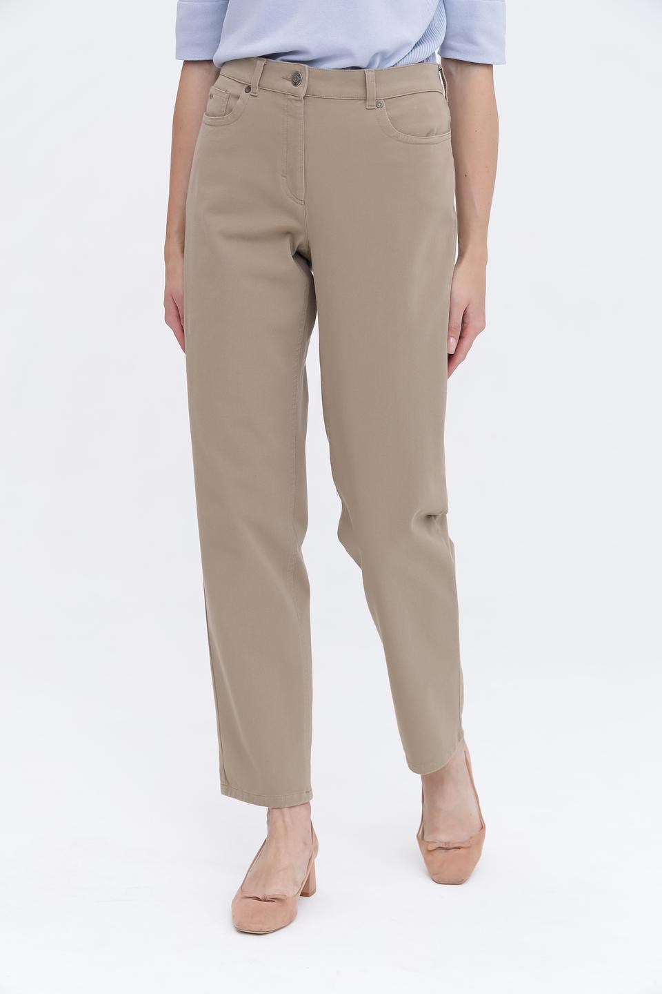 Джинсы Zerres бежевые прямые