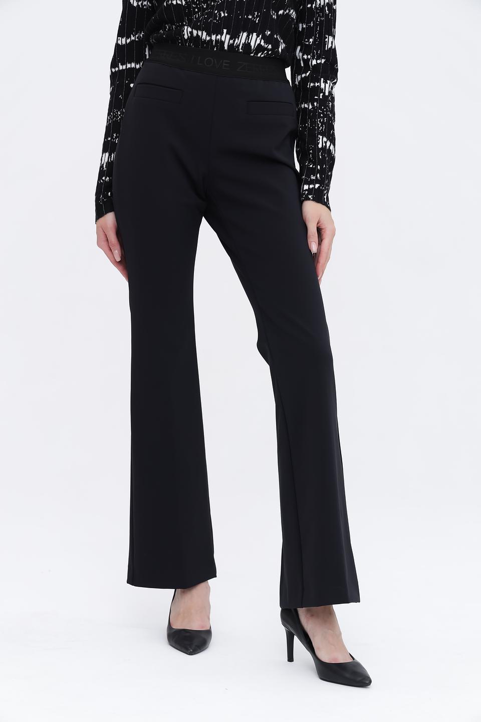 Брюки Zerres клёш чёрные