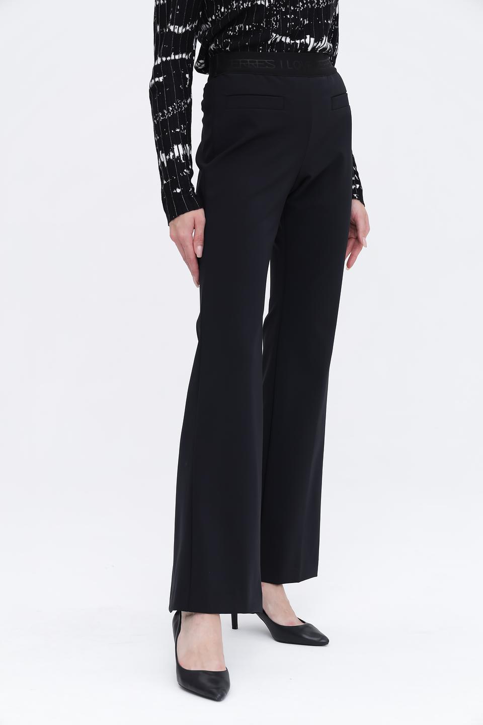 Брюки Zerres клёш чёрные