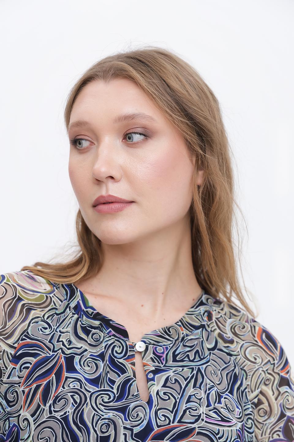 Блуза Bianca с цветочным принтом