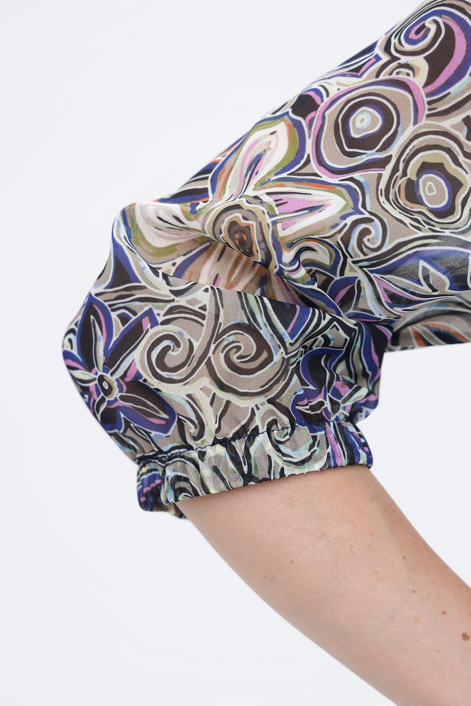 Блуза Bianca с цветочным принтом