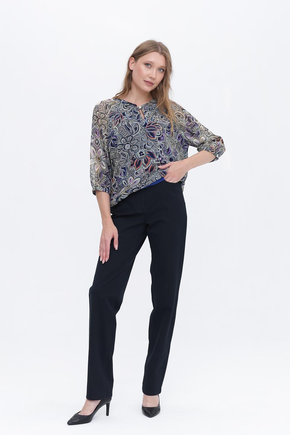 Джинсы Zerres прямые тёмно-синие