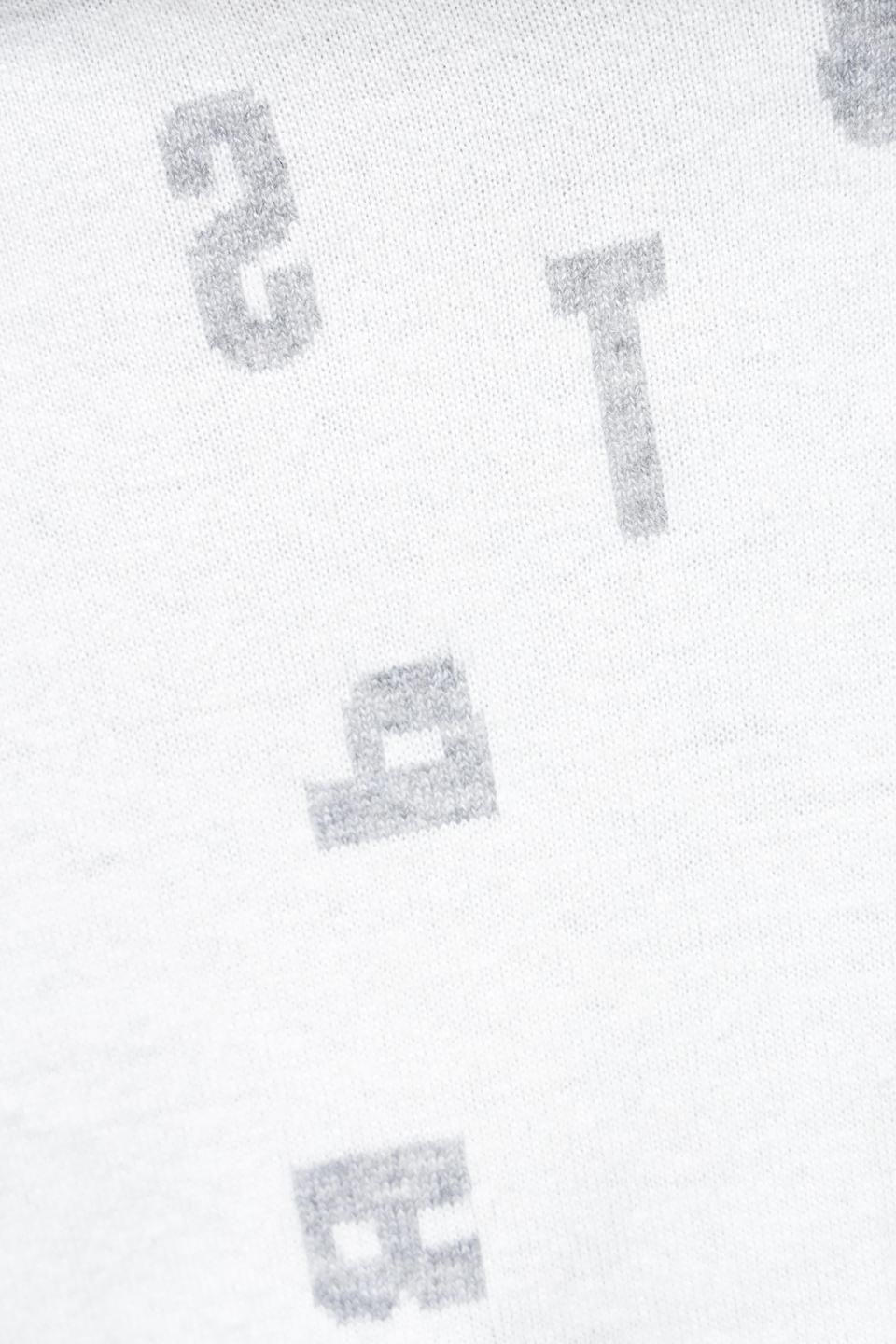 Шарф Marc Cain с логотипом серый