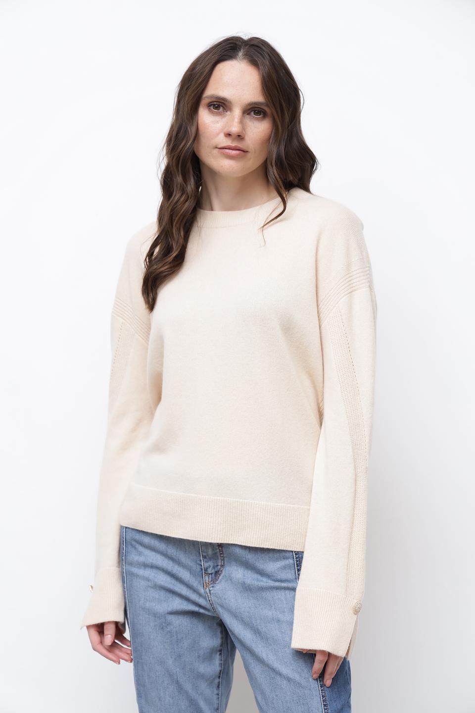 Пуловер Marc Cain бежевый