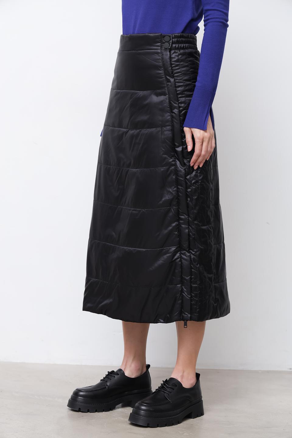 Юбка Beatris стеганая черная