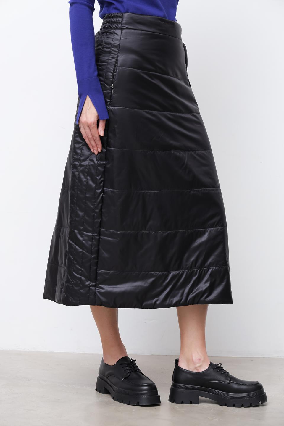 Юбка Beatris стеганая черная
