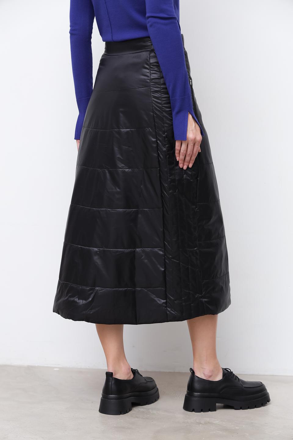 Юбка Beatris стеганая черная