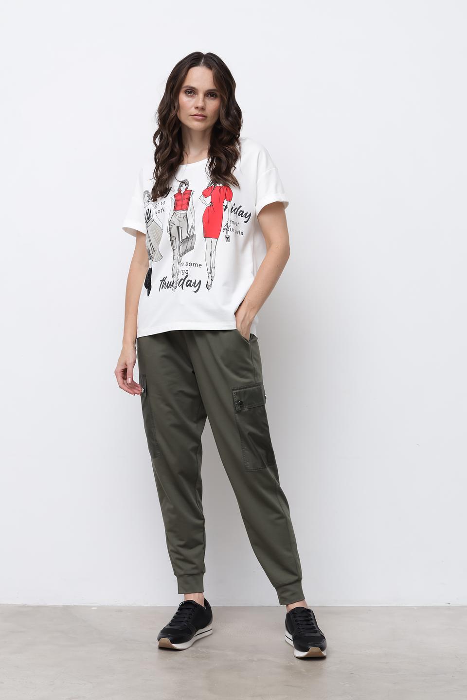 Футболка Monari с принтом