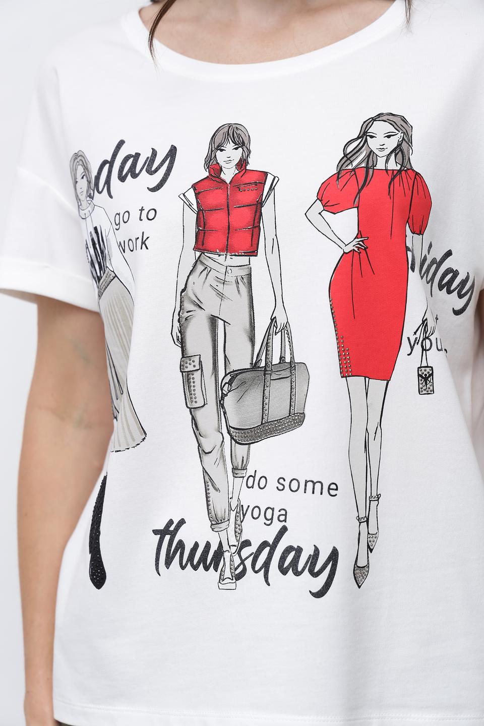 Футболка Monari с принтом