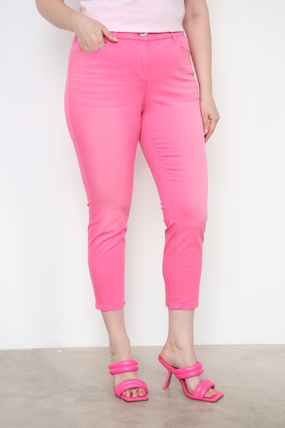 Джинсы Samoon малиновые