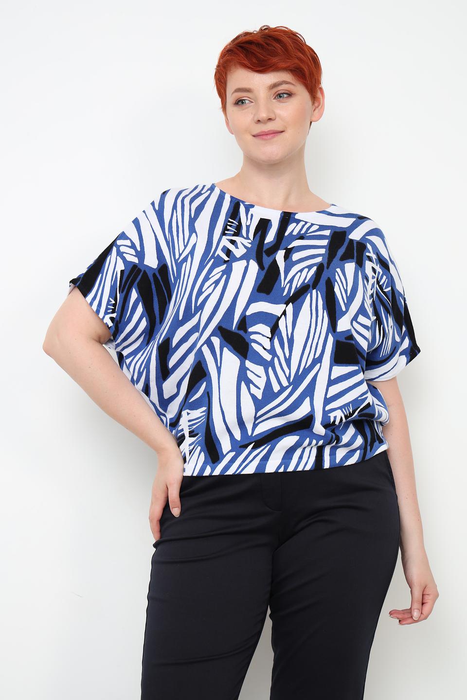 Блуза Samoon с абстрактным принтом