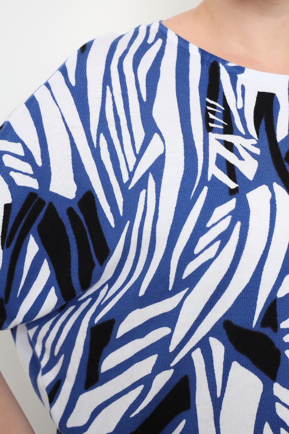 Блуза Samoon с абстрактным принтом