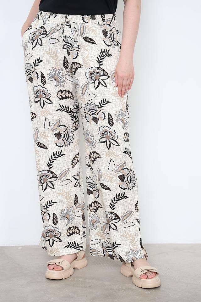 Брюки Taifun с цветочным принтом