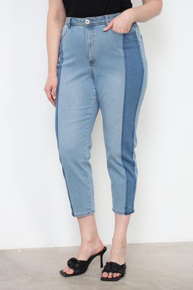 Джинсы Taifun комбинированные голубые