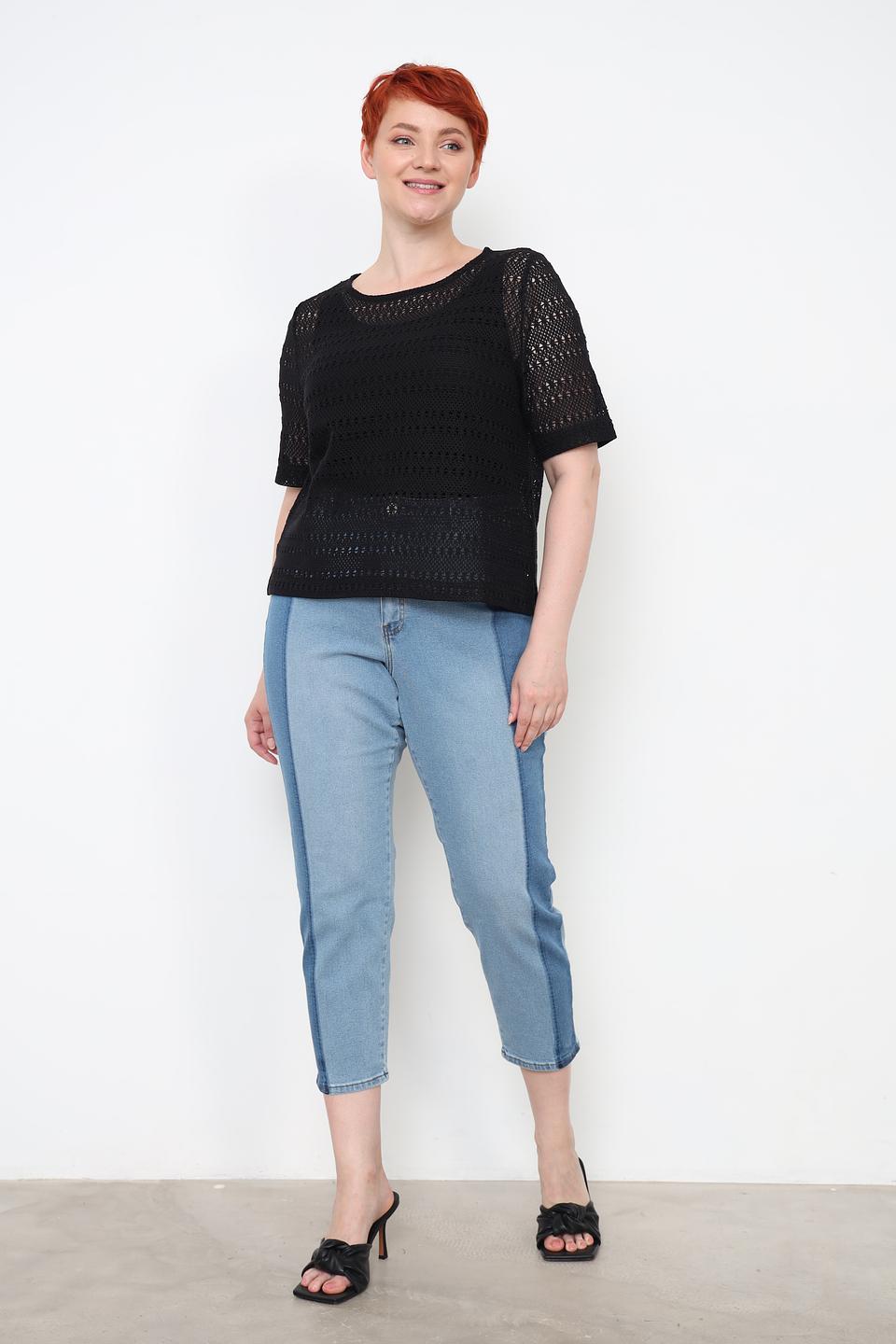 Джинсы Taifun комбинированные голубые