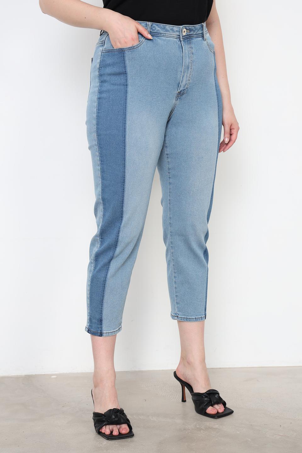 Джинсы Taifun комбинированные голубые