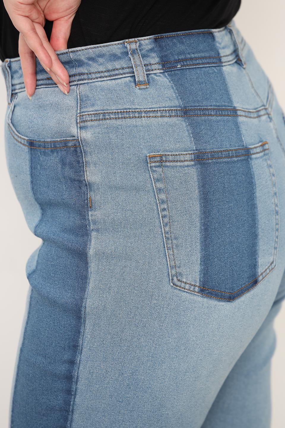 Джинсы Taifun комбинированные голубые