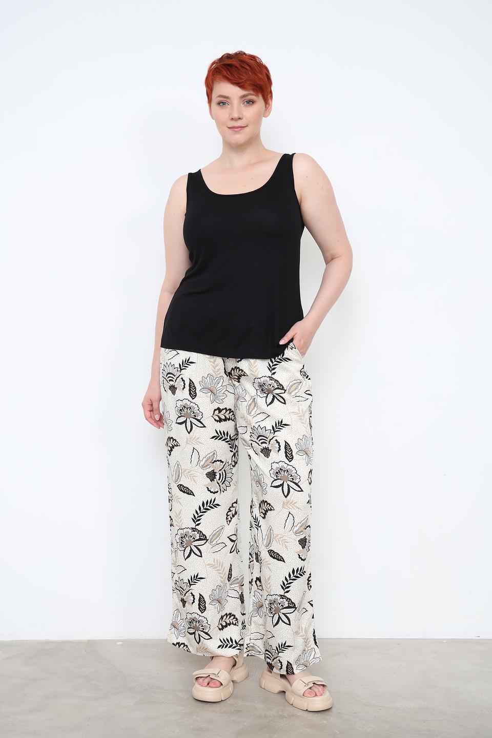 Топ Taifun чёрный на бретелях