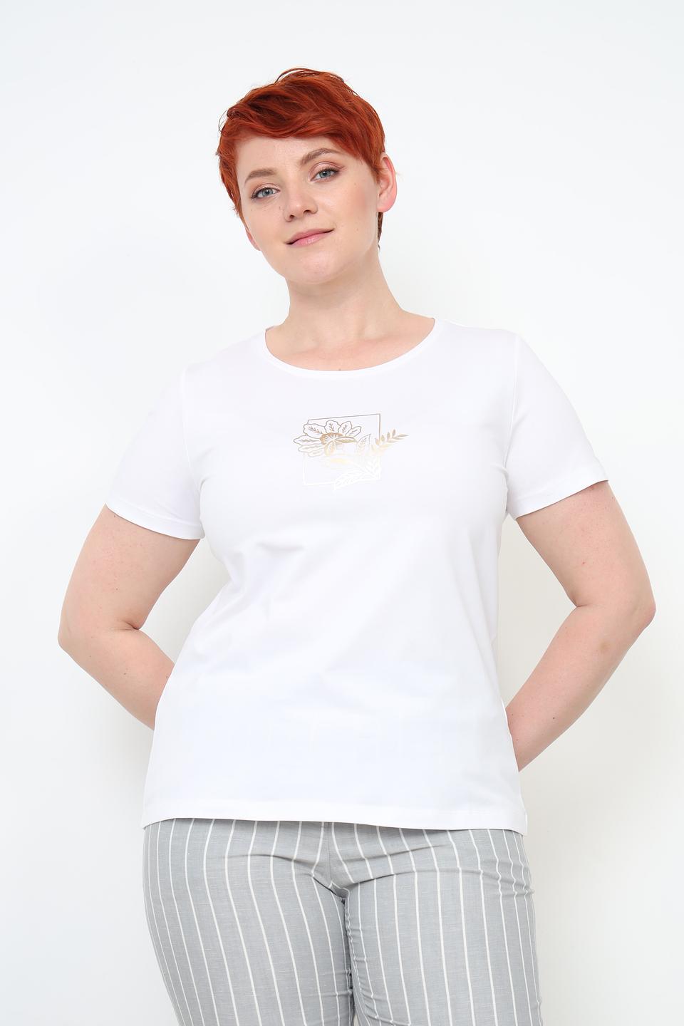 Футболка Taifun с цветочным принтом