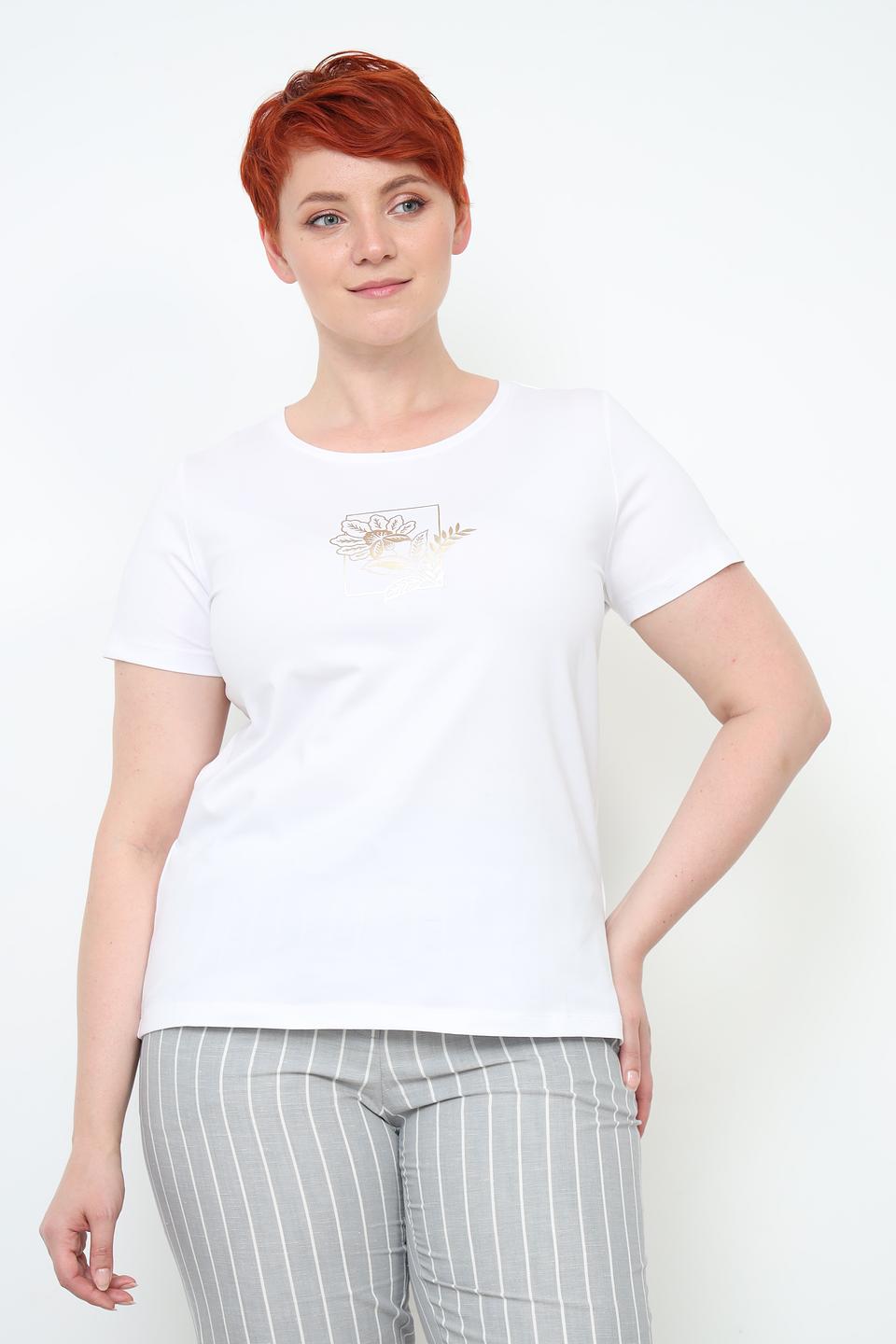 Футболка Taifun с цветочным принтом