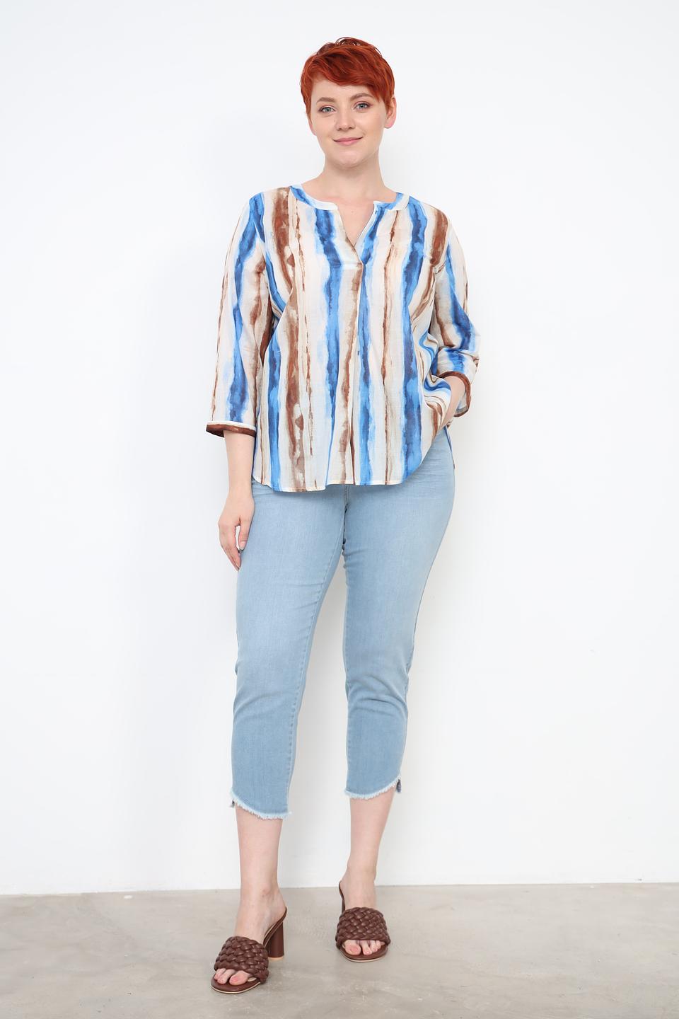 Блуза Via Appia полоска DUE