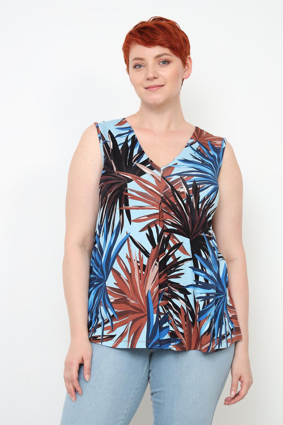 Топ Via Appia с тропическим принтом