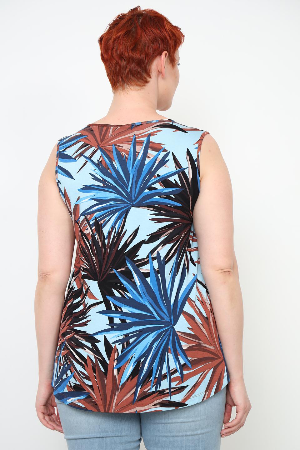 Топ Via Appia с тропическим принтом