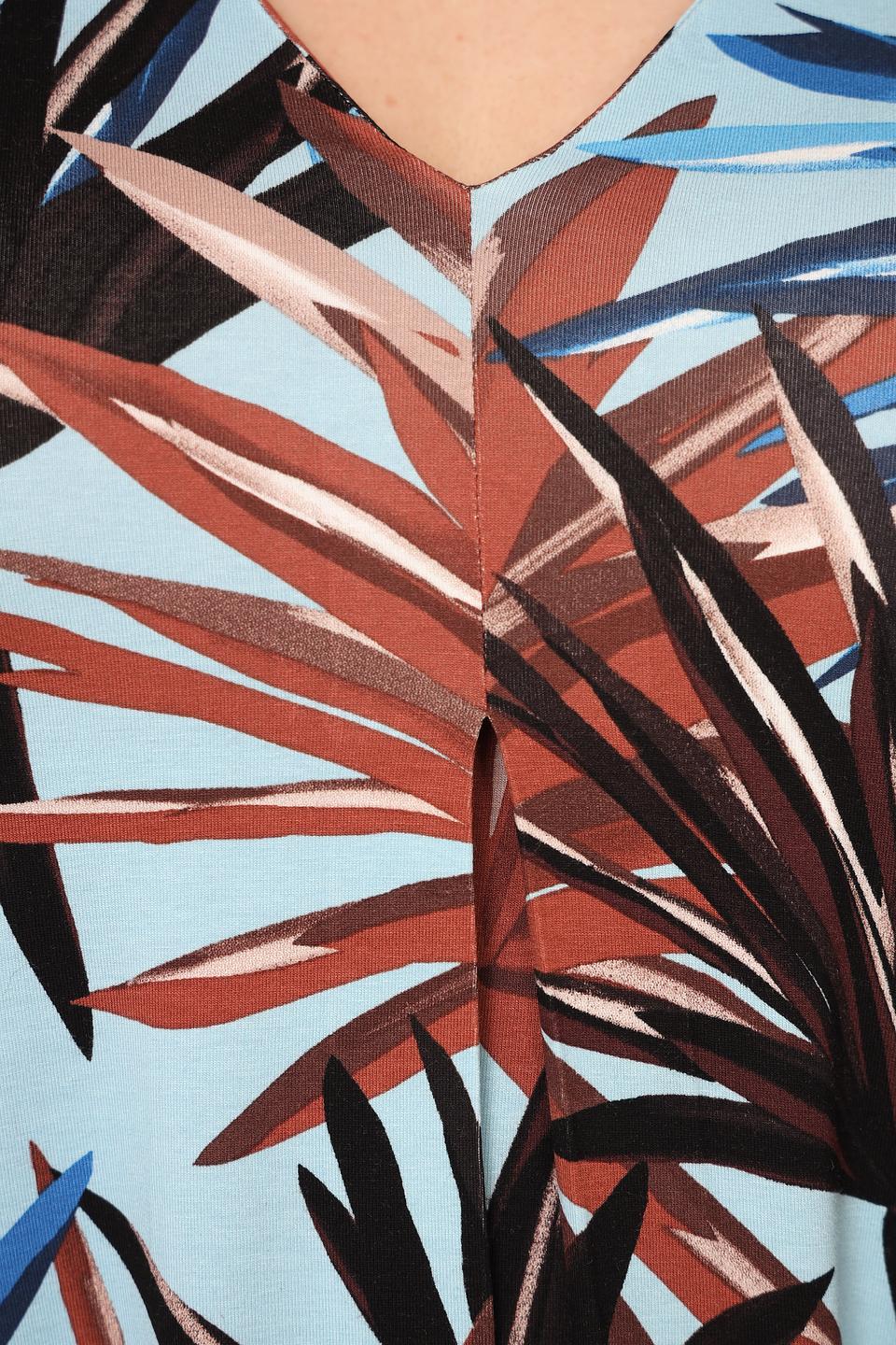 Топ Via Appia с тропическим принтом