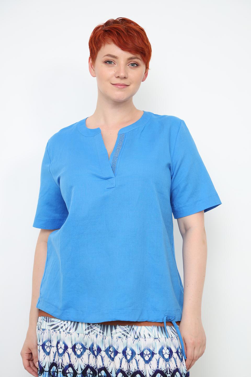 Блуза Via Appia DUE голубая