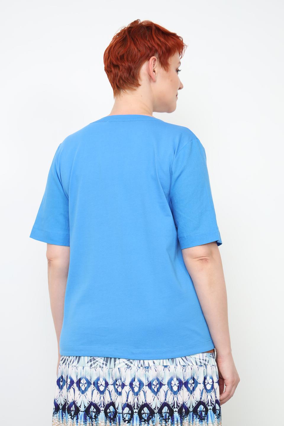 Блуза Via Appia DUE голубая