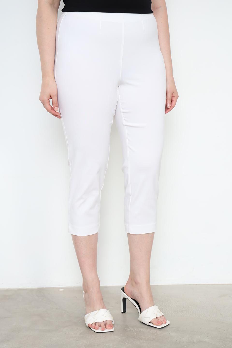 Брюки капри Via Appia DUE белые